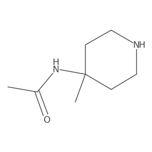 N-(4-methylpiperidin-4-yl)acetamide Structure