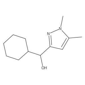 cyclohexyl(1,5-dimethyl-1H-pyrazol-3-yl)methanol结构式