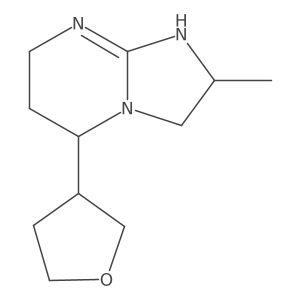 2-methyl-5-(oxolan-3-yl)-2H,3H,5H,6H,7H,8H-imidazo[1,2-a]pyrimidine结构式