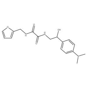 N1-(2-(4-(dimethylamino)phenyl)-2-hydroxyethyl)-N2-(furan-2-ylmethyl)oxalamide Structure