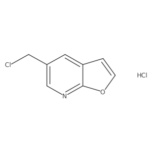 5-(Chloromethyl)furo[2,3-b]pyridinehydrochloride Structure