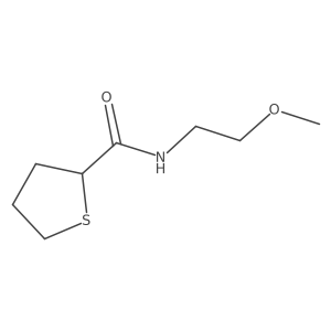 N-(2-Methoxyethyl)thiolane-2-carboxamide结构式
