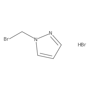 1-(bromomethyl)-1H-pyrazole hydrobromide Structure