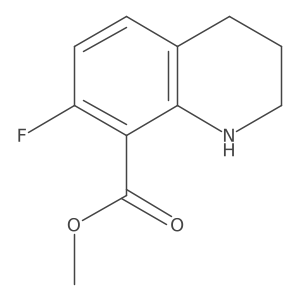 Methyl 7-fluoro-1,2,3,4-tetrahydroquinoline-8-carboxylate Structure