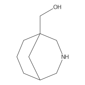 {3-Azabicyclo[3.3.1]nonan-1-yl}methanol结构式