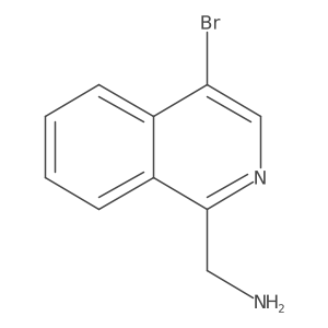 (4-Bromoisoquinolin-1-yl)methanamine结构式