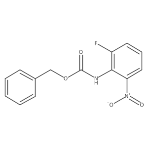 benzyl N-(2-fluoro-6-nitrophenyl)carbamate结构式
