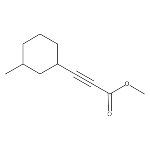Methyl 3-(3-methylcyclohexyl)prop-2-ynoate Structure