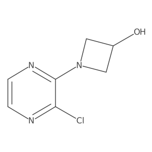 1-(3-Chloropyrazin-2-yl)azetidin-3-ol Structure