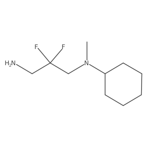 N-(3-amino-2,2-difluoropropyl)-N-methylcyclohexanamine Structure
