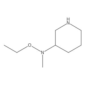 N-Ethoxy-N-methylpiperidin-3-amine结构式