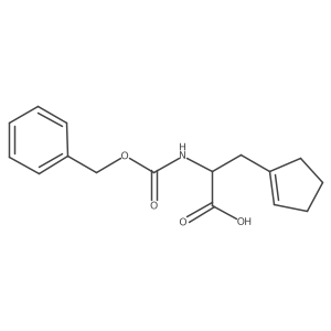 2-{[(Benzyloxy)carbonyl]amino}-3-(cyclopent-1-en-1-yl)propanoic acid结构式