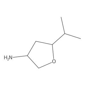 5-Isopropyltetrahydrofuran-3-amine Structure