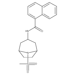 N-(8-(methylsulfonyl)-8-azabicyclo[3.2.1]octan-3-yl)-1-naphthamide Structure