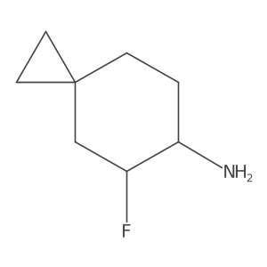 5-Fluorospiro[2.5]octan-6-amine结构式