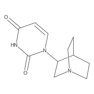 1-{1-Azabicyclo[2.2.2]octan-3-yl}-1,2,3,4-tetrahydropyrimidine-2,4-dione Structure