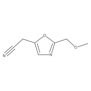 2-[2-(Methoxymethyl)-1,3-oxazol-5-yl]acetonitrile Structure