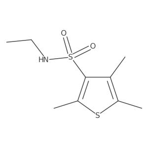 N-ethyl-2,4,5-trimethylthiophene-3-sulfonamide Structure