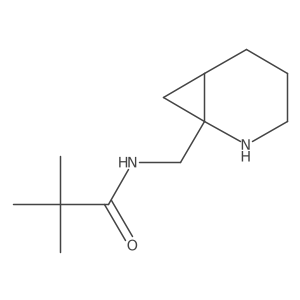 N-({2-azabicyclo[4.1.0]heptan-1-yl}methyl)-2,2-dimethylpropanamide Structure