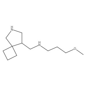 ({6-Azaspiro[3.4]octan-8-yl}methyl)(3-methoxypropyl)amine结构式