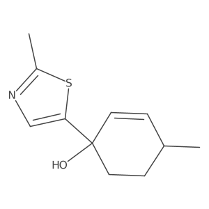4-Methyl-1-(2-methyl-1,3-thiazol-5-yl)cyclohex-2-en-1-ol Structure
