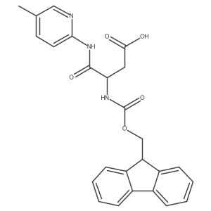 3-({[(9H-fluoren-9-yl)methoxy]carbonyl}amino)-3-[(5-methylpyridin-2-yl)carbamoyl]propanoic acid Structure