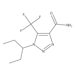 1-(pentan-3-yl)-5-(trifluoromethyl)-1H-1,2,3-triazole-4-carboxamide Structure