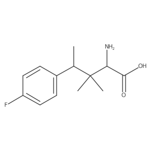 2-Amino-4-(4-fluorophenyl)-3,3-dimethylpentanoic acid结构式