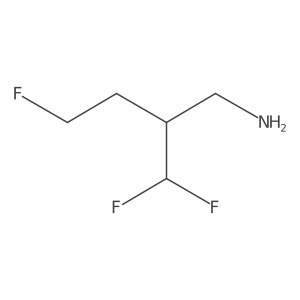 2-(Aminomethyl)-1,1,4-trifluorobutane结构式