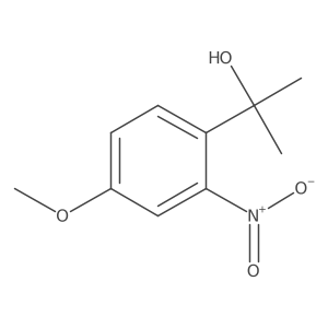2-(4-Methoxy-2-nitrophenyl)propan-2-ol Structure