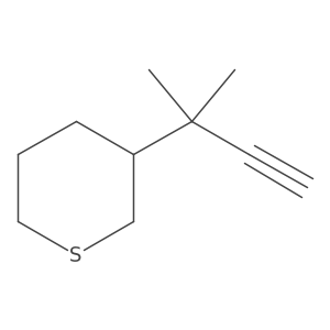 3-(2-Methylbut-3-yn-2-yl)thiane Structure