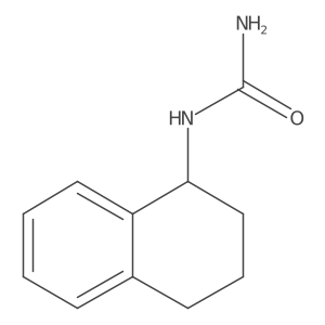 (R)-(1,2,3,4-Tetrahydronaphthalen-1-yl)-urea结构式