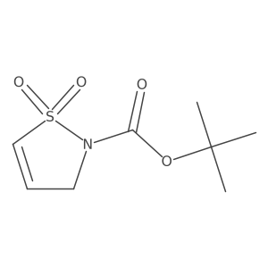Tert-butyl 1,1-dioxo-3H-1,2-thiazole-2-carboxylate结构式