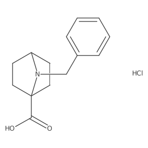 7-Benzyl-7-azabicyclo[2.2.1]heptane-1-carboxylic acid;hydrochloride Structure