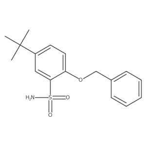 2-(Benzyloxy)-5-(tert-butyl)benzenesulfonamide结构式