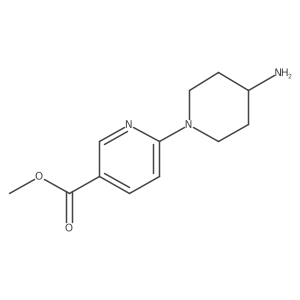 Methyl 6-(4-aminopiperidin-1-yl)nicotinate Structure