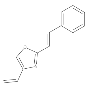 2-(trans-Styryl)-4-vinyloxazole Structure