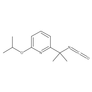 2-(2-Isocyanatopropan-2-yl)-6-(propan-2-yloxy)pyridine结构式