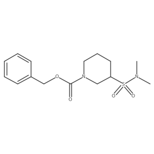 Benzyl 3-(dimethylsulfamoyl)piperidine-1-carboxylate Structure