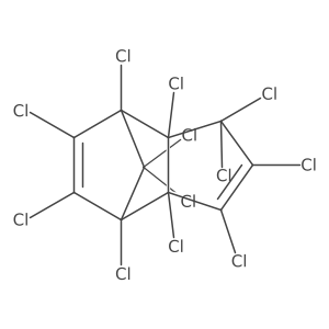 Dodecachlorodicyclopentadiene, endo- Structure