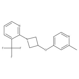 2-{3-[(2-Methylpyridin-4-yl)oxy]azetidin-1-yl}-3-(trifluoromethyl)pyridine Structure