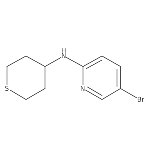 5-Bromo-N-(tetrahydro-2h-thiopyran-4-yl)-2-pyridinamine Structure