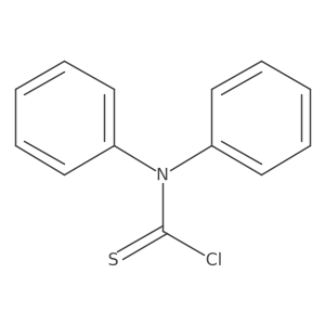 Carbamothioic chloride, diphenyl-结构式