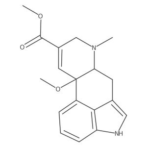 8-Carbomethoxy-8,9-didehydro-D-lysergic Acid Methyl Ester结构式