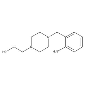 2-[4-(2-Amino-benzyl)-piperazin-1-yl]-ethanol结构式