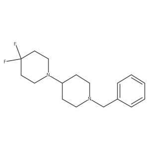 1'-Benzyl-4,4-difluoro-[1,4']bipiperidinyl Structure