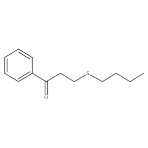 3-(Butylsulfanyl)-1-phenylpropan-1-one结构式
