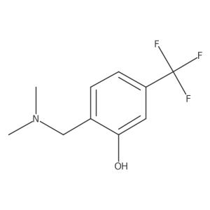 2-Hydroxy-4-(trifluoromethyl)-N,N-dimethylbenzylamine结构式