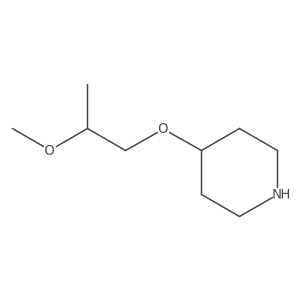4-(2-Methoxy-n-propoxy)piperidine结构式