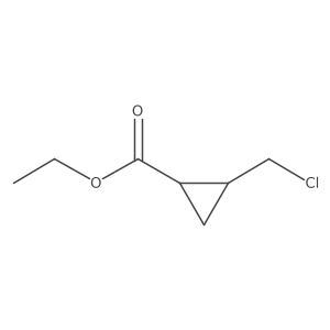 Ethyl (1R,2S)-2-(chloromethyl)cyclopropane-1-carboxylate Structure